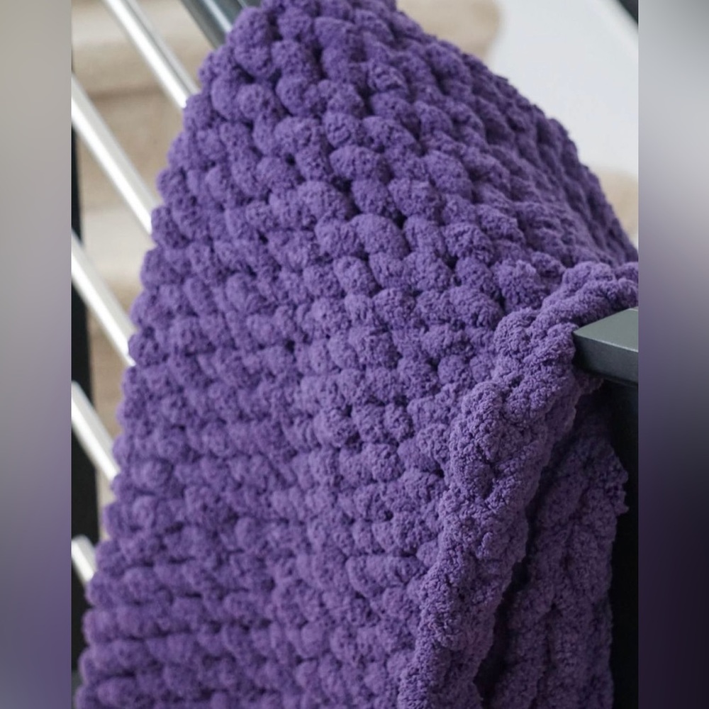 New chenille blanket 50X60 soft and comfy comes in multiple colors handmade